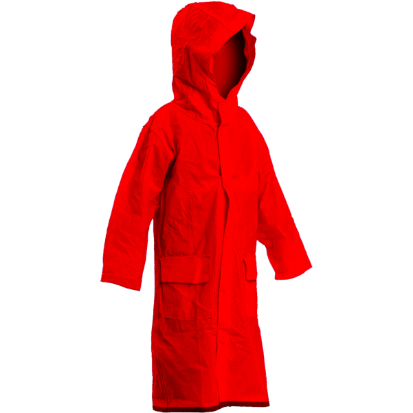 IMPERMEABLE NIÑO ROJO 14 0989 GEESNA | 0989