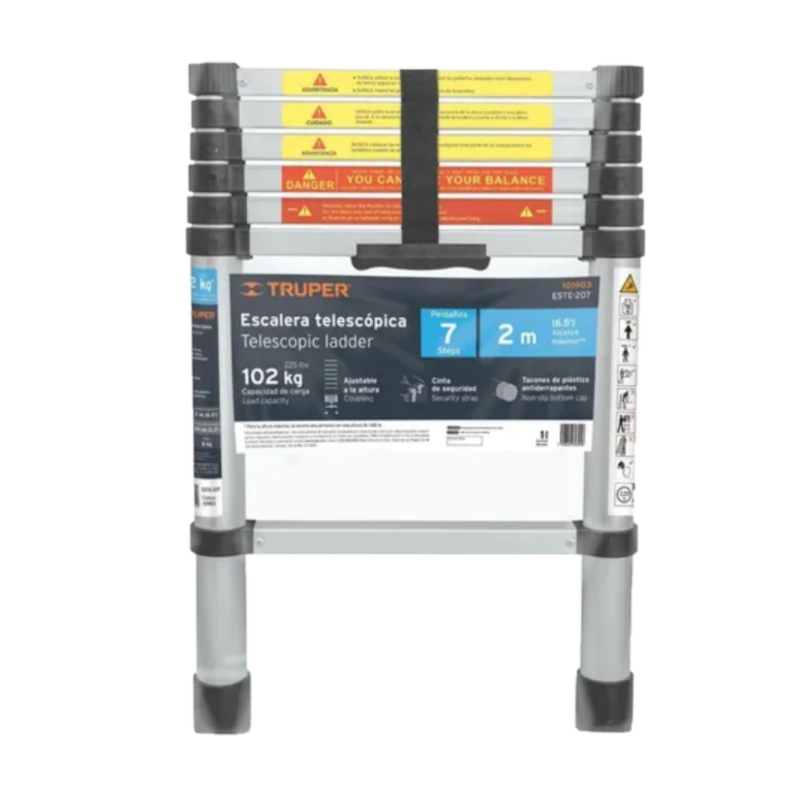 ESCALERA TELESCOPICA 7 ESCALONES ESTE-207 TRUPER | 101903