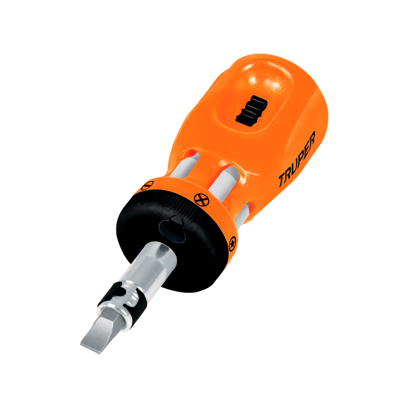 DESARMADOR T/MATRACA 6 PUNTAS DOBLES DTROM-12B TRUPER | 10494