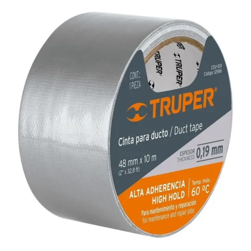 CINTA P/DUCTO 50.8X10 MTS CDU-10X TRUPER | 12586