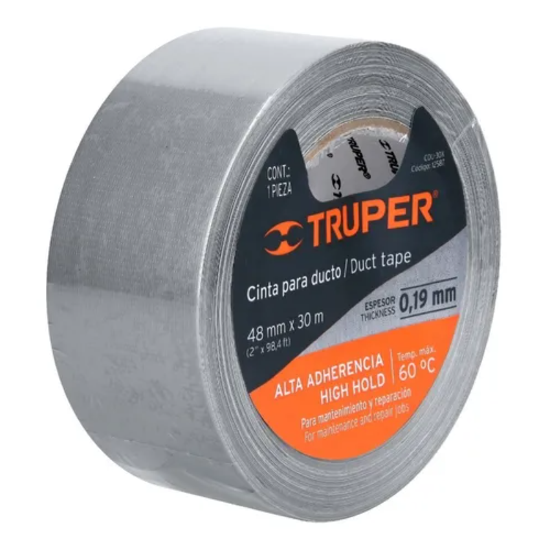 CINTA P/DUCTO 50.8X30 MTS CDU-30X TRUPER | 12587