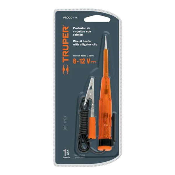 PROBADOR D/CORRIENTE DIRECTA 14 CM PROCO-14X TRUPER | 13987