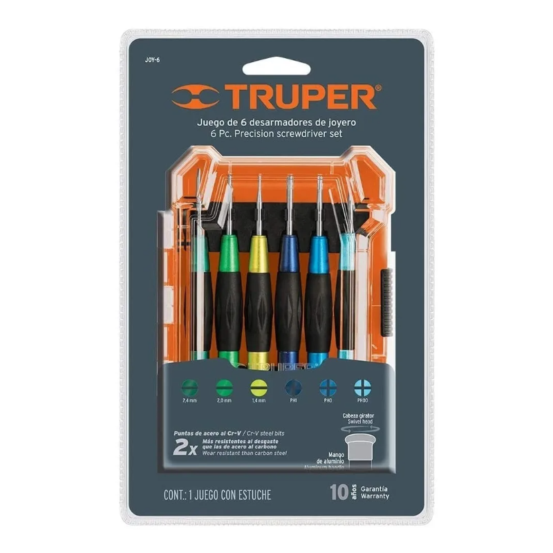 DESARMADOR T/RELOJERO 6 PZAS JOY-6 TRUPER | 14202