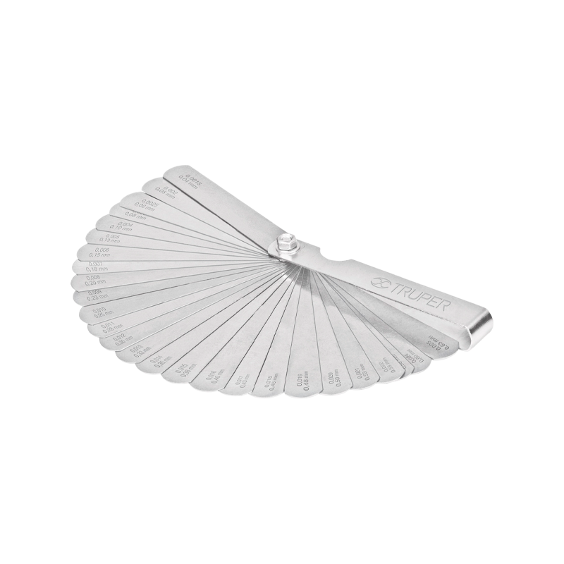 CALIBRADOR P/BUJIAS 26 HOJAS STD/MM CAL-26 TRUPER | 14396