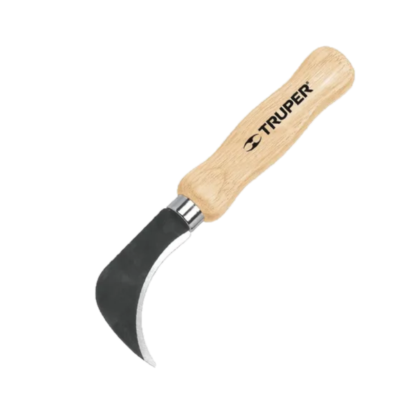 CUCHILLO P/LINOLEO 8`` CURVO NL-8 TRUPER | 14462