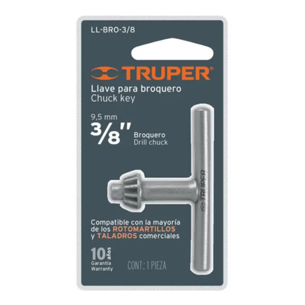 LLAVE P/BROQUERO 3/8`` LL-BRO-3/8 TRUPER | 16559