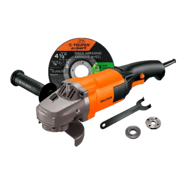 ESMERILADORA T/PROFESIONAL 4``1/2`` 1300 W ESMA-4 1/2A10 TRUPER | 16684