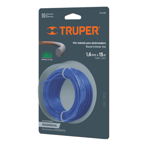 HILO P/ORILLADORA 15 MTS 1.60 MM BLISTER HTA-65B TRUPER | 16942