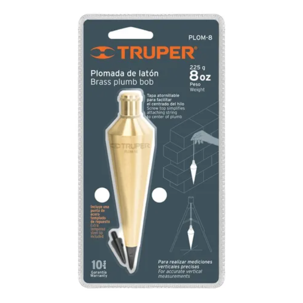 PLOMADA PUNTA #8 BRONCE PLOM-8 TRUPER | 17070