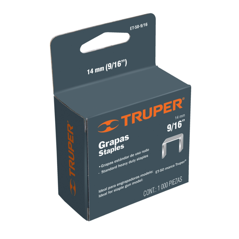 GRAPA P/ENGRAPADORA 14.2 MM ET-50-9/16 TRUPER | 17969