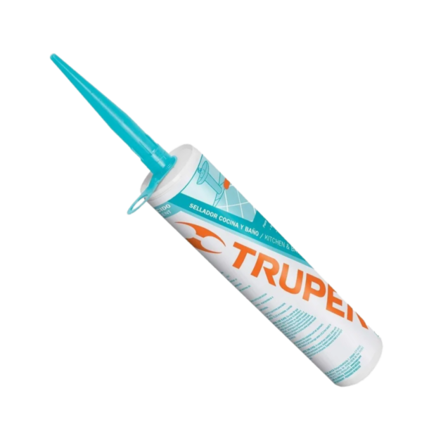 SILICON T/TUBO 280 ML SELLADOR BAÑOS Y COCINA TRANSPARENTE SIL-100BCT TRUPER | 18565