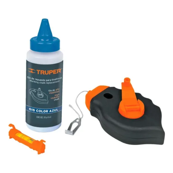 TIRALINEAS PLASTICO 30 MTS C/REPUESTO TL-50 TRUPER | 18574