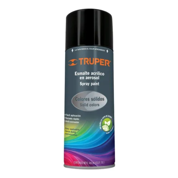 PINTURA AEROSOL NEGRO MATE PA-NM TRUPER | 19033