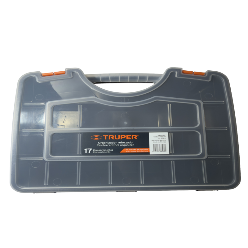 ORGANIZADOR TRUPER 17 COMPARTIMENTOS 17" | 19939