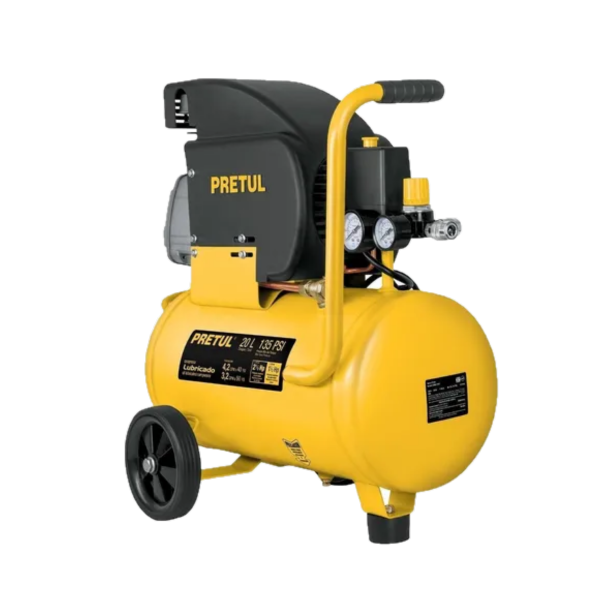 COMPRESOR D/AIRE 2.5 HP 20 LTS COMP-20LP PRETUL | 23065