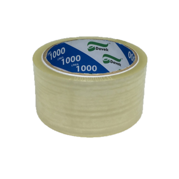 CINTA TRANSPARENTE 48 MM X 50 MTS PSTR100 DEVEK | 33946