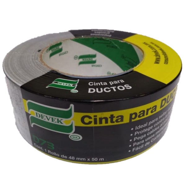 CINTA P/DUCTO 48 MM X 50 MTS GRIS D73 DEVEK | 3615