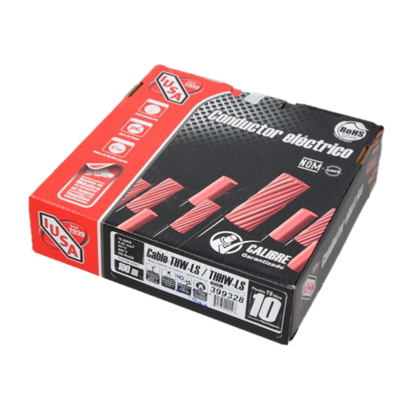 CABLE THW 100 MTS CAL 10 NEGRO 399328 IUSA | 415-N