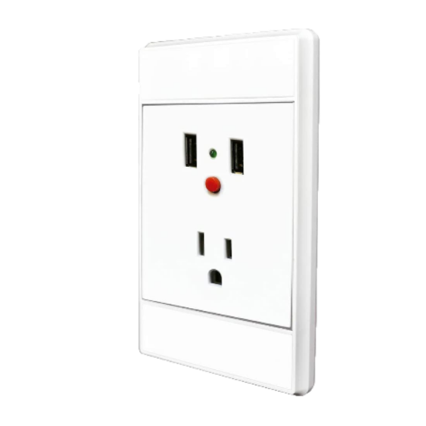 PLACA CONTACTO DOBLE USB VENECIA BLANCO 4015 ADIR | A4015