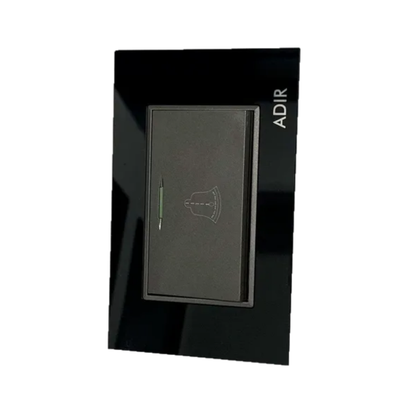 PLACA TIMBRE NEGRO/NEGRO CRISTAL TIFFANY 9792 ADIR | A9792