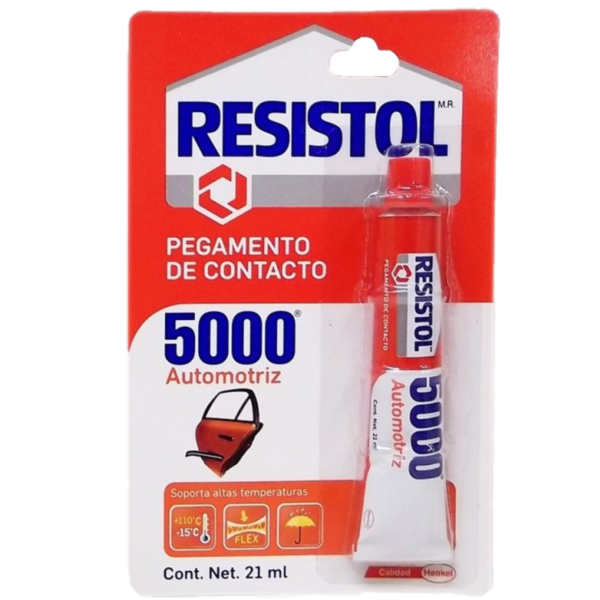 Pegamento de contacto Resistol 5000 plásticos flexibles 21 ml
